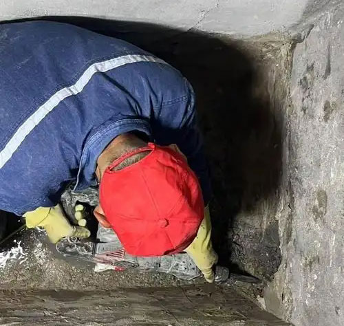 干驿镇电缆沟堵漏